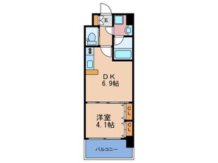 Choei65 プレジオ中津の物件間取画像